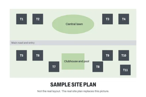 Site plan of ACE Arte