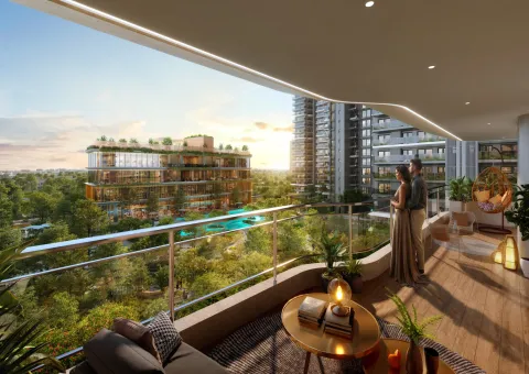 Wraparound balcony, artist's impression