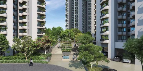 Central greens, artist's impression
