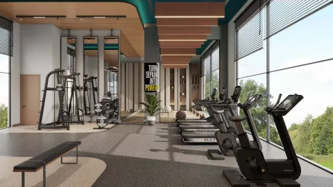 Gym, artist's impression